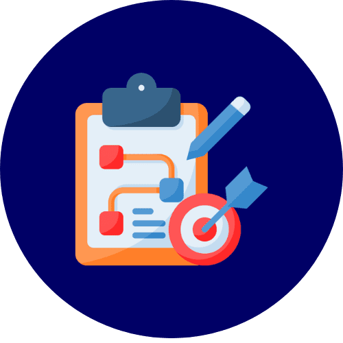 Local SEO, Local SEO Strategy Plan Visualized on Clipboard Graphic - Web Design Optimization Guide with Targeted Bullet Points, Dart in Center and Solid Blue Circle Background"
In this SEO optimized description we have mentioned the primary keywords such as "Local SEO Strategy Plan", "Web Design Optimization Guide" and "Clipboard Graphic". This would help in improving the visibility of this image when someone searches for these terms. Web Design, East Texas